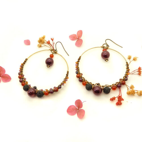 Boucles d’oreilles « Portail chaleureux »