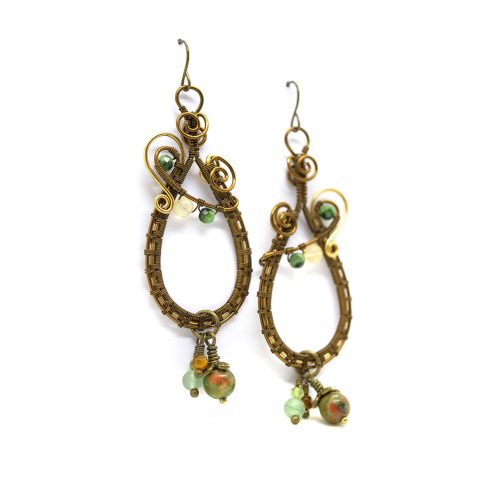 Boucles d’oreilles « À l’Ombre de la Forêt »