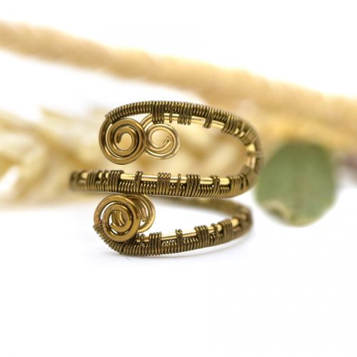 Bague « Tressage ancestral – Asbjorn »
