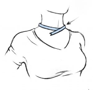 Comment choisir la longueur de son collier - mesurer son tour de cou