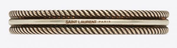 Bracelet jonc torsadé - YVES SAINT LAURENT | Laiton