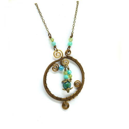 Collier « Puits Tournants » ~~ Collection « Retour du Printemps » ~~