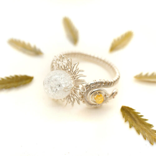 Bague « Mon Edelweiss » ~ Collection « Souvenirs des Alpes » ~