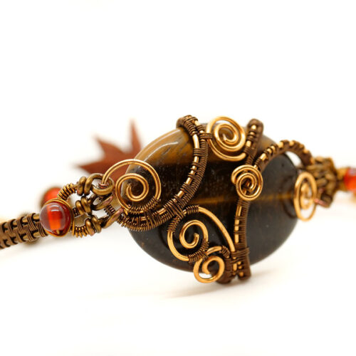 Bracelet « Marrons Chauds » ~ Mini-collection Automne 2021 ~