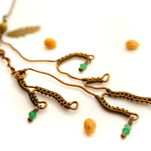 Collier « La Branche » ~ Collection « Nymphae » ~