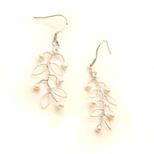 Boucles d’oreilles « Floraison » ~ Collection mariage « Le Temps de l’Union » ~