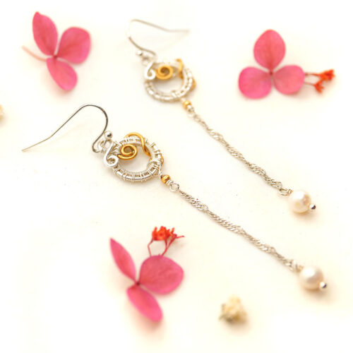 Boucles d’oreilles « Promesse » ~ Collection mariage « Le Temps de l’Union » ~