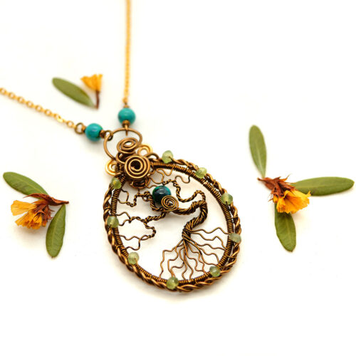 Collier « Forêt du Druide » ~ Collection « Récits d’Aventures – Saison 2 » ~