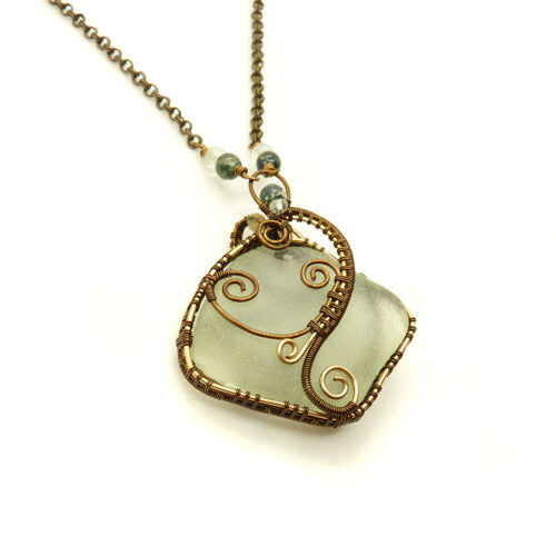 Collier « Coeur des Embruns » ~ Collection « Les Voyages du Marin » ~