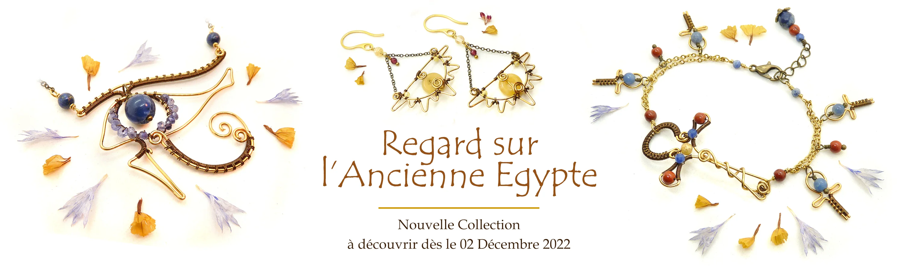 Accueil du site MYSTYOS - Collection bijoux décembre 2022 : "Regard sur l'Ancienne Egypte"
