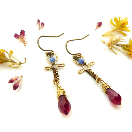 Boucles d’oreilles « Ankh » ~ Collection « Regard sur l’Ancienne Egypte » ~