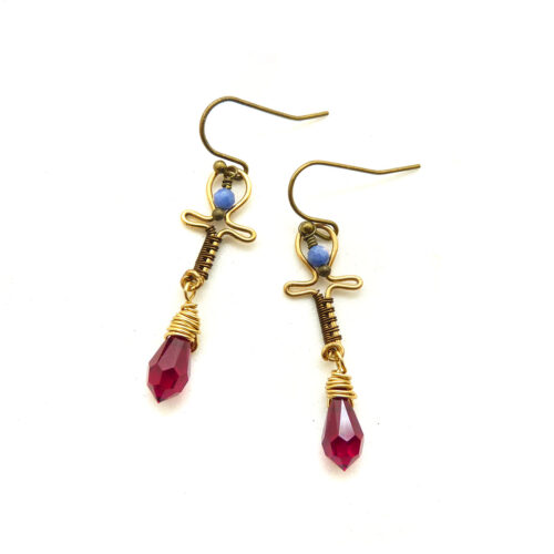 Boucles d’oreilles « Ankh » ~ Collection « Regard sur l’Ancienne Egypte » ~