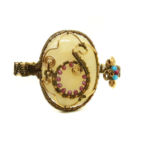 Bracelet « Couronne de Rê » ~ Collection « Regard sur l’Ancienne Egypte » ~