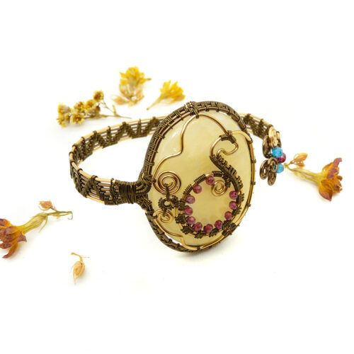 Bracelet « Couronne de Rê » ~ Collection « Regard sur l’Ancienne Egypte » ~