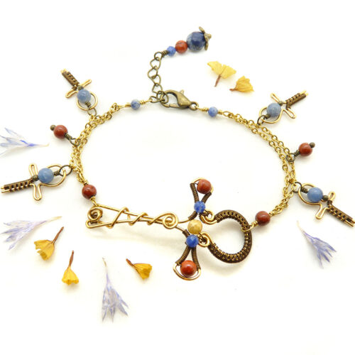 Bracelet « Ankh » ~ Collection « Regard sur l’Ancienne Egypte » ~