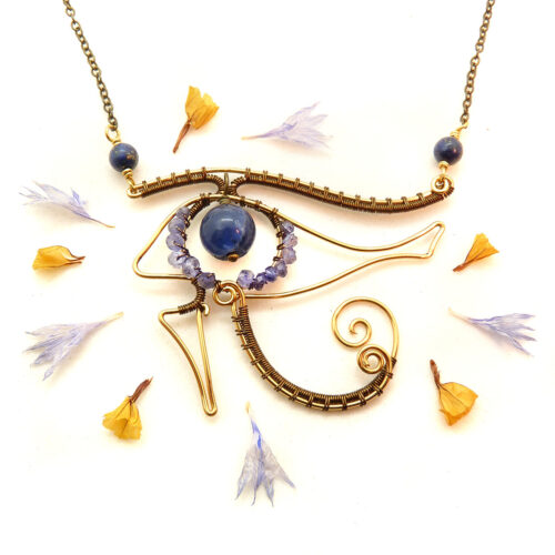 Collier « Oeil d’Horus » ~ Collection « Regard sur l’Ancienne Egypte » ~
