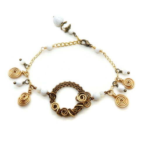Bracelet « Pleine Lune » ~ Collection « Trésors de l’Hiver » ~