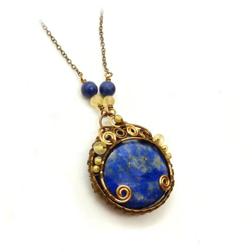 Collier « Nout » ~ Collection Égypte : « Sous le regard des Dieux » ~