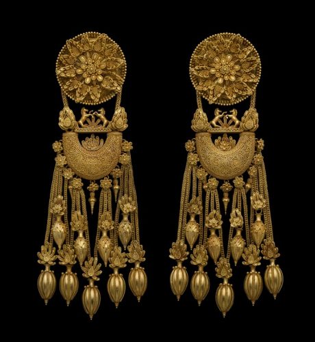 Bijoux de la Grèce antique - boucles d'oreilles