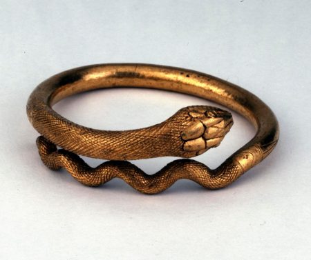 Bijoux de la Rome antique - bracelet serpent